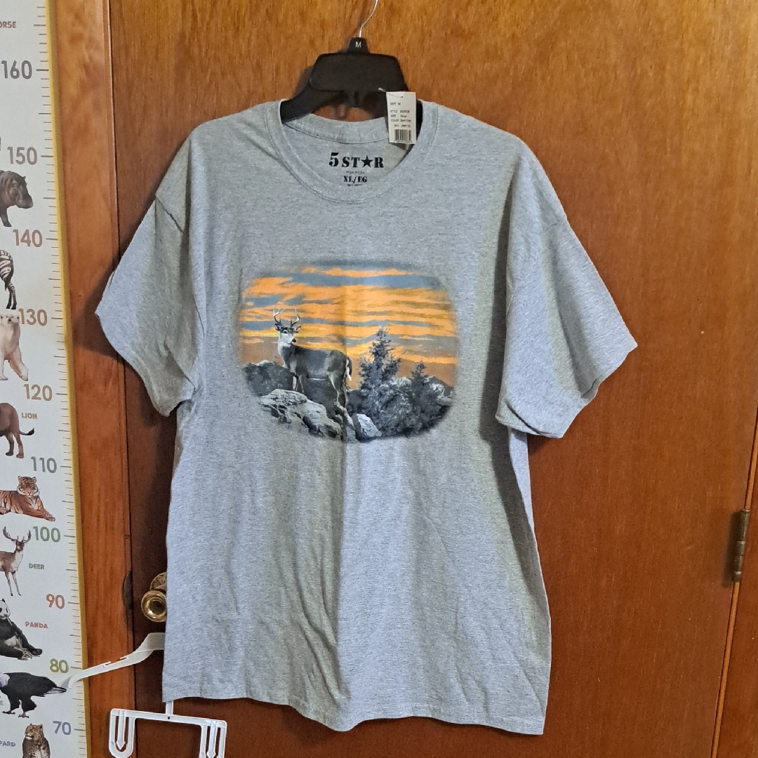 Nwt Men's 5 St*R Deer T-Shirt Size Xl